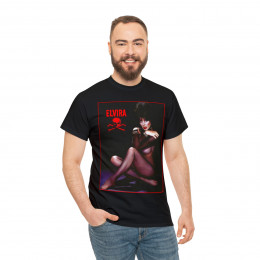 Sexy Elvira Mistress of Horror Short Sleeve Tee