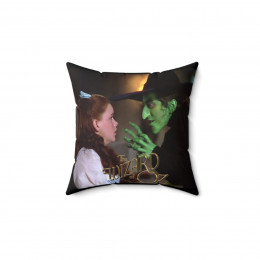 Dorothy and the Wicked Witch of Oz Pillow Spun Polyester Square Pillow gift