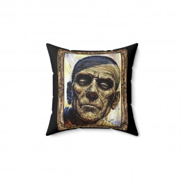 MUMMY Portrait of Evil of Horror Pillow Spun Polyester Square Pillow