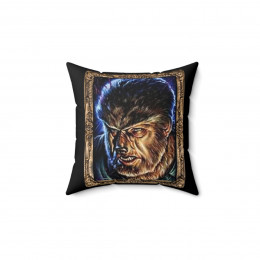 WOLFMAN Portrait of Evil of Horror Pillow Spun Polyester Square Pillow