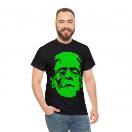 Frankenstein monster light green Silluette Short Sleeve Tee