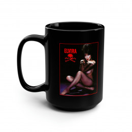 Elvira  Sexy Mistress of Taboo Black Mug 15oz