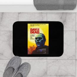 Day of the Dead Movie Poster on Black Bath Mat